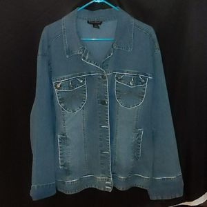 Ashley Stewart Jean Jacket, plus size 22W